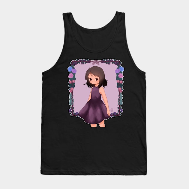 Violet Girl Tank Top by Konayachi